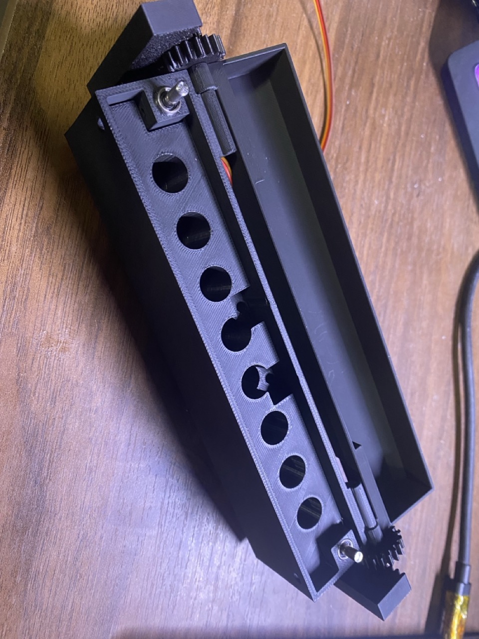 Slim Dual Mechanism Tool Rack